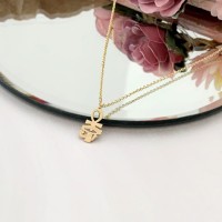 Lantisor cu simbol egipt - ochiul lui horus si ankh-ul - aur 14k Lantisor cu simbol egipt - ochiul lui horus si ankh-ul - aur 14k
